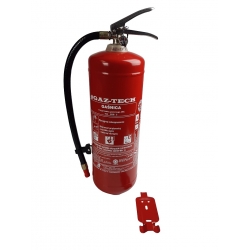 GAŚNICA SAMOCHODOWA PROSZKOWA  ABC/E + MAGNES 6 KG GAZ-TECH + WIESZAK